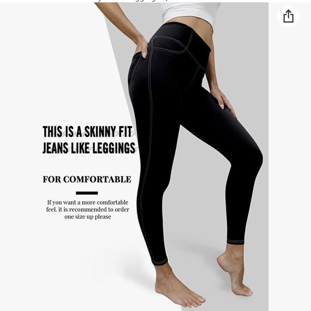 High waisted jeggings